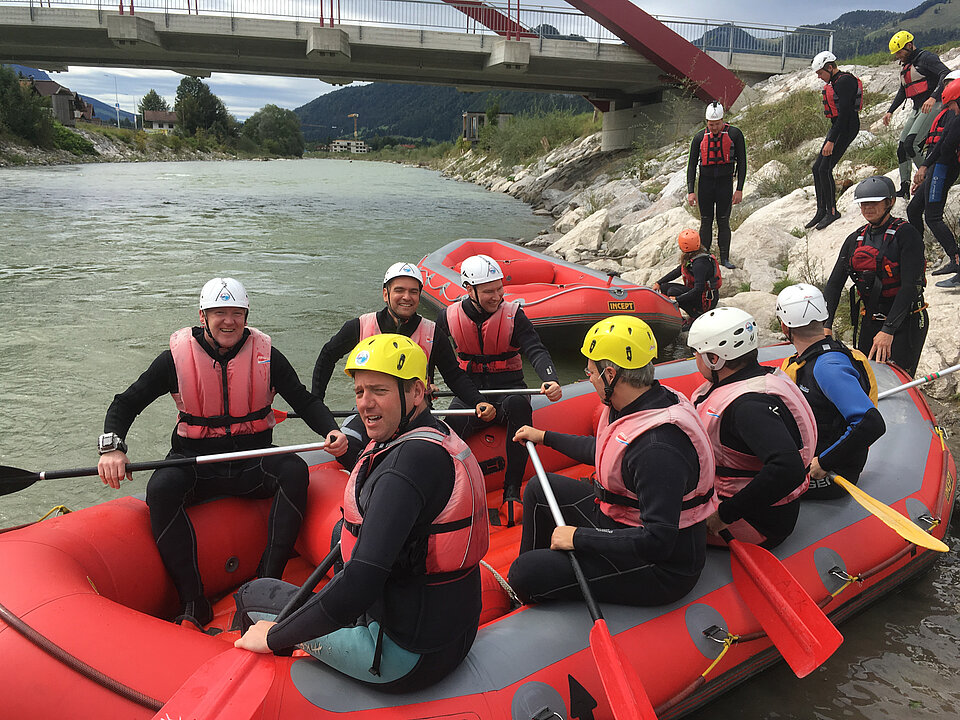 Wildwasserrafting in Bayern